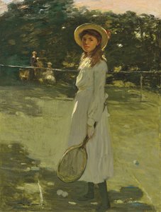 Tenisista (olej na płótnie)