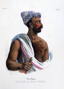 „Szef kasty w Pondicherry Puducherry”, Indie, 1828 r.