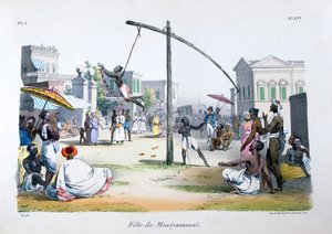 Święto Mariammy i Mariammi, hinduska Daitya, 1828