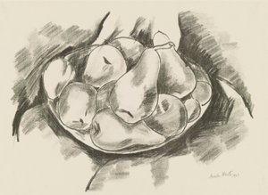 Danie z jabłek i gruszek autorstwa Marsden Hartley