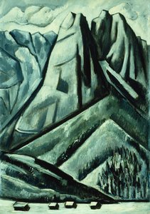 Góry w Garmisch autorstwa Marsden Hartley