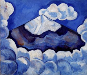 Popocatépetl, pełen życia poranek - Meksyk autorstwa Marsden Hartley
