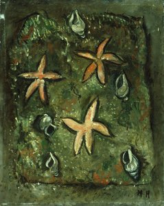 Rozgwiazdy i muszle autorstwa Marsden Hartley