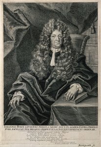 Johannes Bohn. Rycina liniowa autorstwa M. Bernigerotha.
