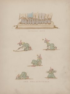 Strona z Humorów Cynikusa (kolorowa grawerunek) autorstwa Martin  Anderson