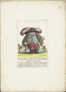 Krasnolud Nicolas Charon jako generał kawalerii, ca. 1710 Nicolas Charon, Viconte de Corbeillac, generał kawalerii, gubernator i Wielki Intendt. de l