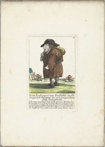 Dwerg Veith Knollinger autorstwa Pinklfeldta, ok. 1710 Veith Knollinger von Pinklfeldt, Baghtrager i poprzednik nowo powstałego Bractwa Flegl (tytuł na obiekcie) Il Callotto resurcitato lub nowo umeblowana mała szafka (tytuł serii)