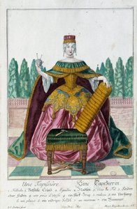 Tapicerka. Grawer autorstwa Martina Engelbrechta (1684-1756), w „Nowym zespole habilles manewrów” XVIII w., Niemcy. Paryż, Sztuka Dekoracyjna autorstwa Martin Engelbrecht