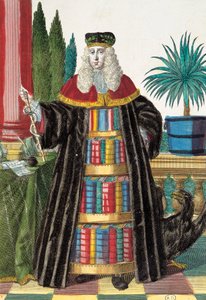 Doktor, rycina z Assemblage des nouveau manouvries hailles autorstwa Martina Engelbrechta (1684-1756), Niemcy autorstwa Martin Engelbrecht