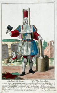 Metier: Segregator książek. Grawer autorstwa Martina Engelbrechta (1684-1756), w „Nowym zespole habilles manewrów” XVIII w., Niemcy. Paryż, Sztuka Dekoracyjna autorstwa Martin Engelbrecht