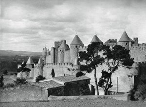 Carcassonne, Francja, 1937 autorstwa Martin Hurlimann