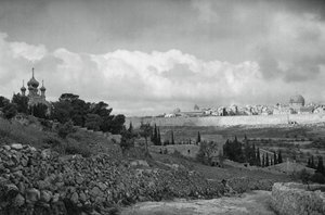 Jerozolima i Ogród Getsemani, 1937
