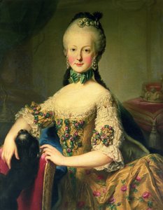 Arcyksiężna Maria Elżbieta Habsburg-Lothringen (1743-1808), szóste dziecko cesarzowej Marii Teresy z Austrii (1717-80) i cesarza Franciszka I (1708-65)