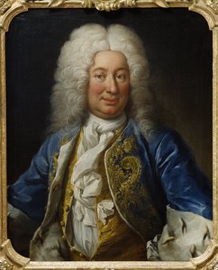 Le roi Frederic I de Suede - Portret króla Fryderyka I Szwecji (1676-1751), autorstwa Mijtensa (Meytensa), Martina van Młodszego (1695-1770). olej na płótnie autorstwa Martin II Mytens or Meytens