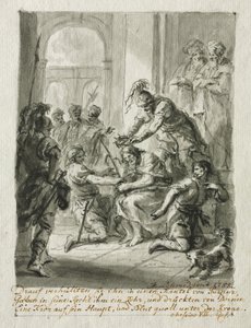 Chrystus ukoronowany cierniem autorstwa Martin Johann Schmidt