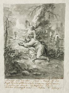 Chrystus na Górze Oliwnej, 1788. autorstwa Martin Johann Schmidt