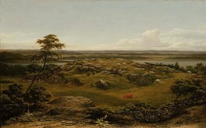 Skały w Nowej Anglii autorstwa Martin Johnson Heade