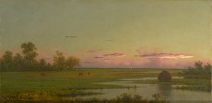 Salt Marsh w Southport, Connecticut, ok. 1862-1863 autorstwa Martin Johnson Heade