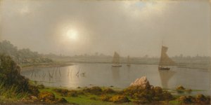 Port York, Wybrzeże Maine, 1877. autorstwa Martin Johnson Heade