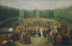 Wmurowanie kamienia węgielnego pod świątynię Concordia w Laxenburg