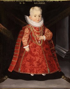 Portret Władysława Wazy 1595-1648, syna króla Zygmunta III Polskiego, 1596