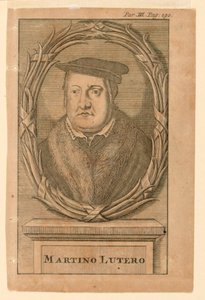 Portret Marcina Lutra (1483-1546) autorstwa Martin Luther