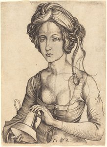 Głupia Dziewica autorstwa Martin Schongauer