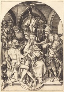 Chrystus ukoronowany cierniem autorstwa Martin Schongauer