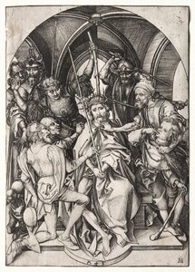 Chrystus ukoronowany cierniem autorstwa Martin Schongauer