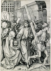 Chrystus niosący krzyż, koniec XV w. autorstwa Martin Schongauer