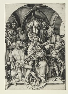 Chrystus ukoronowany cierniami, koniec XV w. autorstwa Martin Schongauer