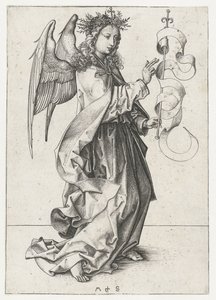Anioł Gabriel Zwiastowanie (tytuł serii) autorstwa Martin Schongauer
