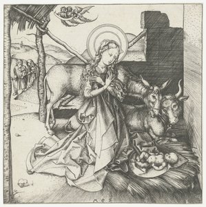 Narodziny Chrystusa autorstwa Martin Schongauer