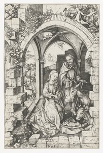 Narodziny Chrystusa autorstwa Martin Schongauer