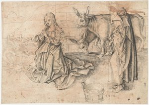 Narodziny Chrystusa autorstwa Martin Schongauer