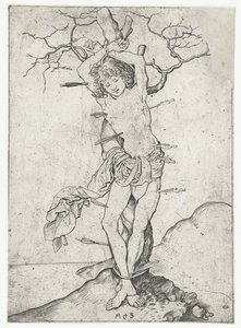 Św. Sebastian autorstwa Martin Schongauer