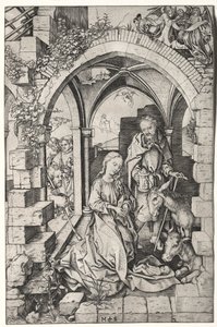 Życie Dziewicy: Narodzenia autorstwa Martin Schongauer