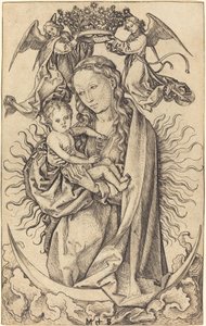 Madonna na Półksiężycu autorstwa Martin Schongauer