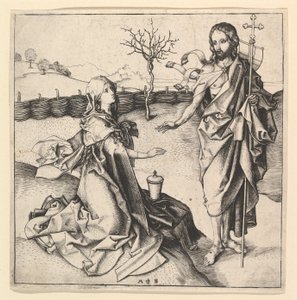 Noli me Tangere, ca. 1435-1491. autorstwa Martin Schongauer