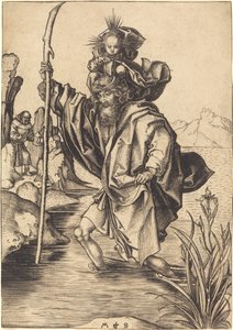 Święty Krzysztof autorstwa Martin Schongauer