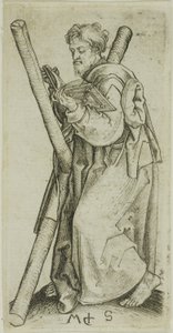 Święty Andrzej od Apostołów autorstwa Martin Schongauer