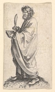 Św. Bartłomieja, ca. 1435-1491. autorstwa Martin Schongauer