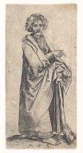św. Jakuba Mniejszego, ca. 1435-1491. autorstwa Martin Schongauer