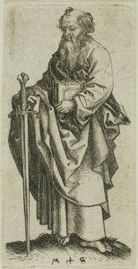 Paweł, od Apostołów autorstwa Martin Schongauer