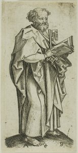 Święty Piotr, od Apostołów autorstwa Martin Schongauer
