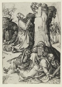 Agonia w ogrodzie, koniec XV wieku autorstwa Martin Schongauer