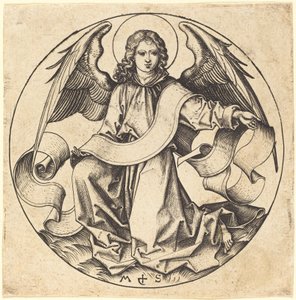 Anioł Św. Mateusza autorstwa Martin Schongauer