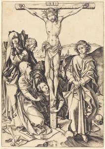 Ukrzyżowanie autorstwa Martin Schongauer