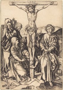 Ukrzyżowanie autorstwa Martin Schongauer