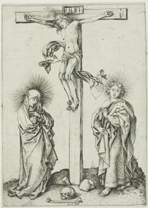 Ukrzyżowanie autorstwa Martin Schongauer